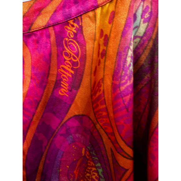 Y2k Apple Bottoms Women's Lightweight Button Front Romper Multicolor Size 11 12 - Picture 2 of 9